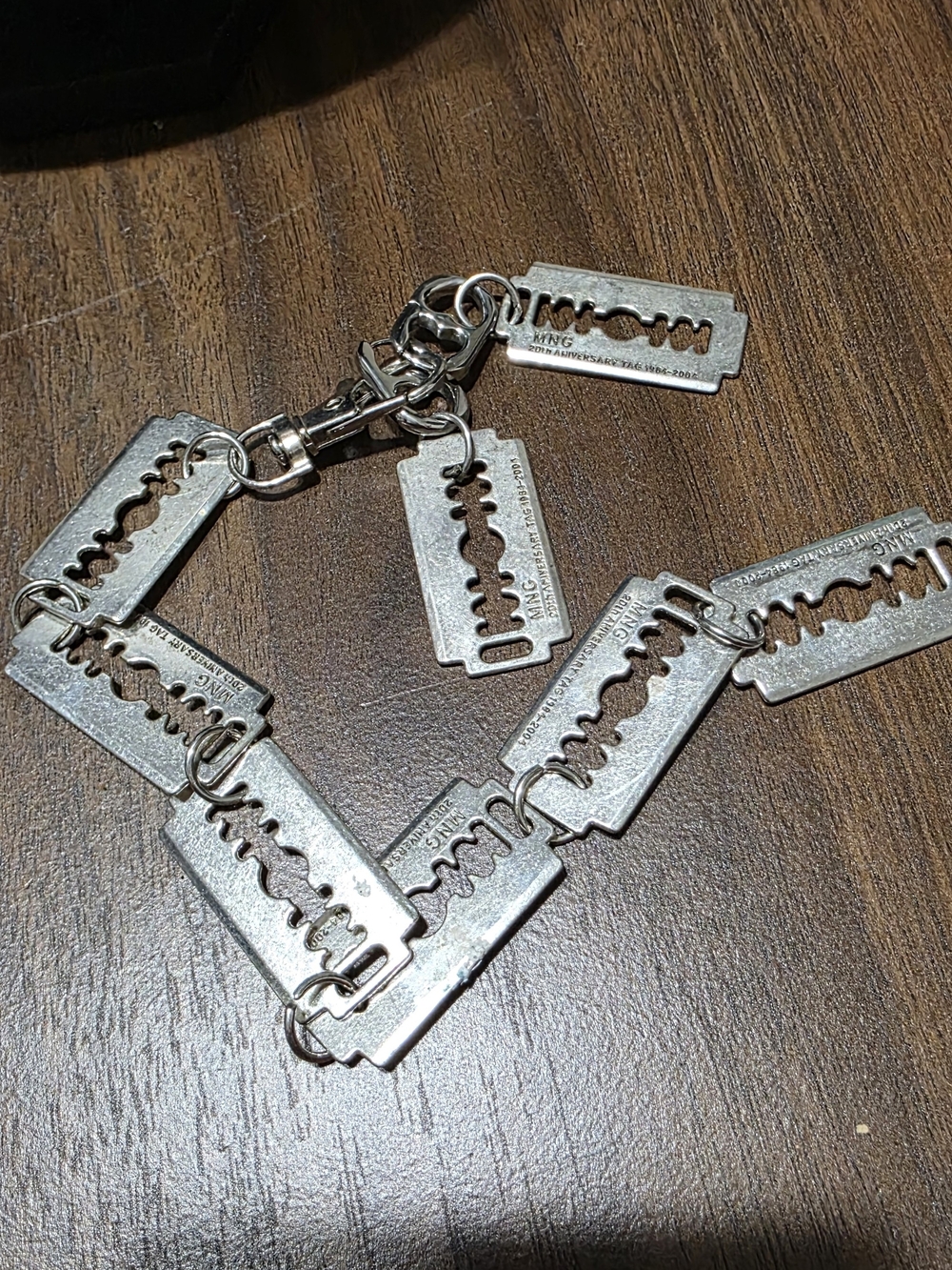 Silver Razor Blade Link - Unbranded Men’s Accessory